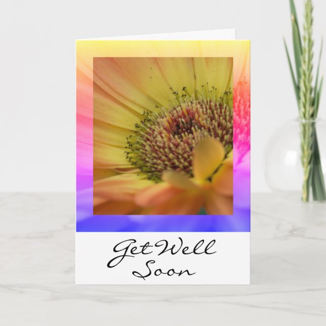 De Remerciements Souhaits florissants - Obtenez bientôt la carte (Devant)