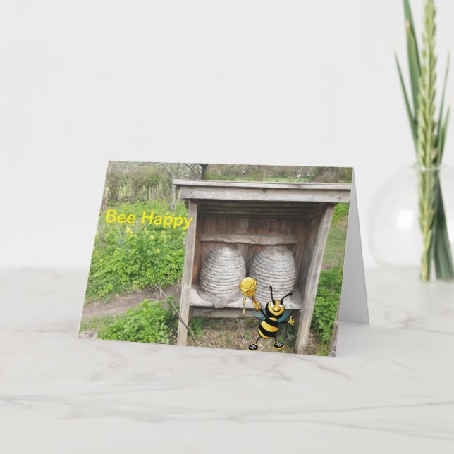 De Remerciements Soyez Heureux. Carte vide (Devant)