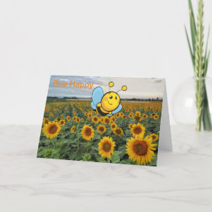 De Remerciements Soyez Heureux. Carte vide