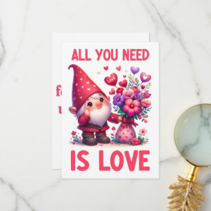 De Remerciements Tout ce dont vous avez besoin est l'amour - Carte