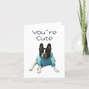 De Remerciements Tu es mignon, tu veux sortir ? Carte pliée Dating 