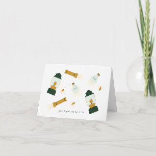 De Remerciements Tu illumines ma carte Valentine