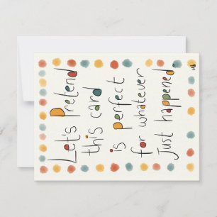 De Remerciements Une carte pour toutes les occasions.