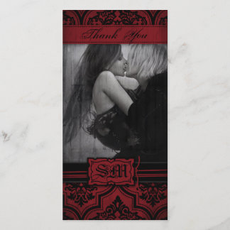 De Remerciements Vampire mariée TY Carte photo