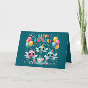 DE REMERCIEMENTS VOL CARTE D'ANNIVERSAIRE POUR ENFANTS