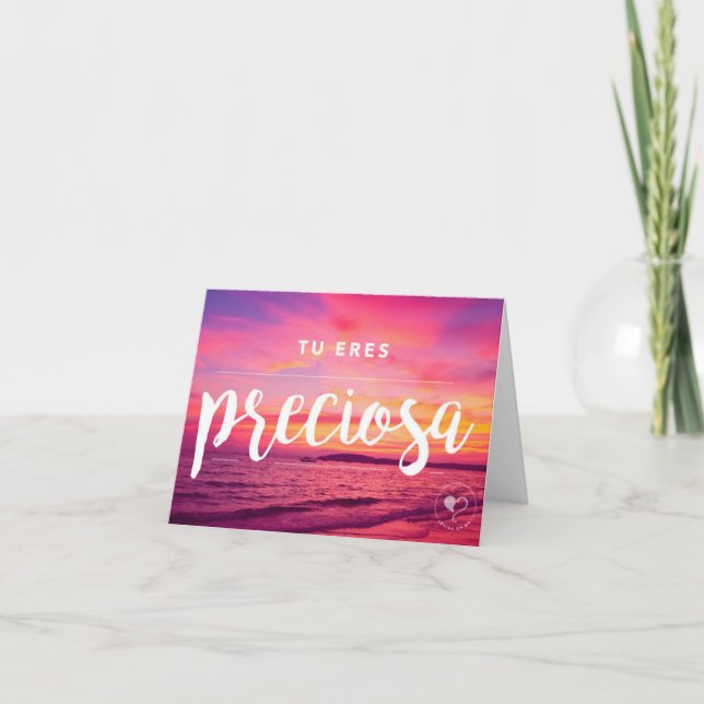 De Remerciements Vous êtes belle enveloppe espagnole du carte pour (Devant)