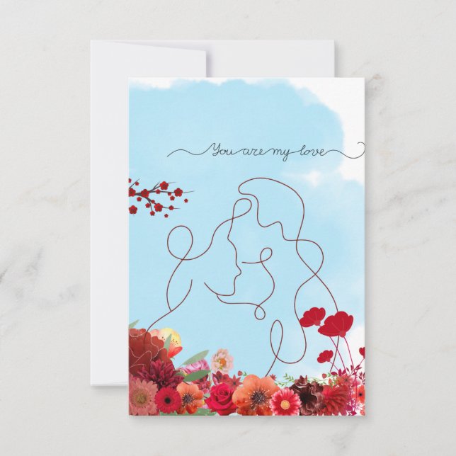 De Remerciements Vous êtes ma carte d'amour (Devant)