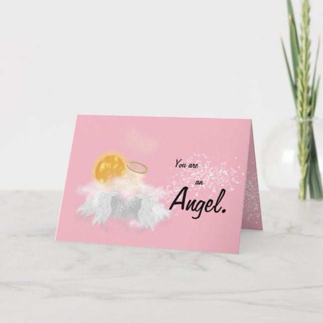 De Remerciements "Vous êtes un ange." Carte (Devant)