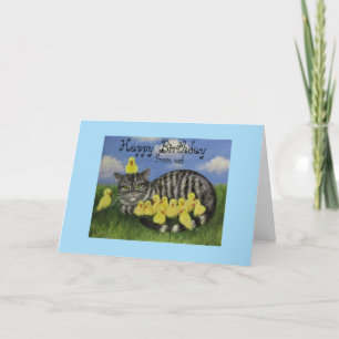 De Remerciements Whimsical Friends / Carte Anniversaire
