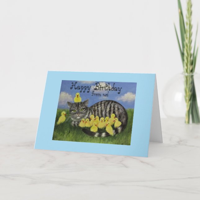 De Remerciements Whimsical Friends / Carte Anniversaire (Devant)