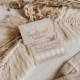 De Rendez-vous Carte Boho Loyalty Timbre Moderne