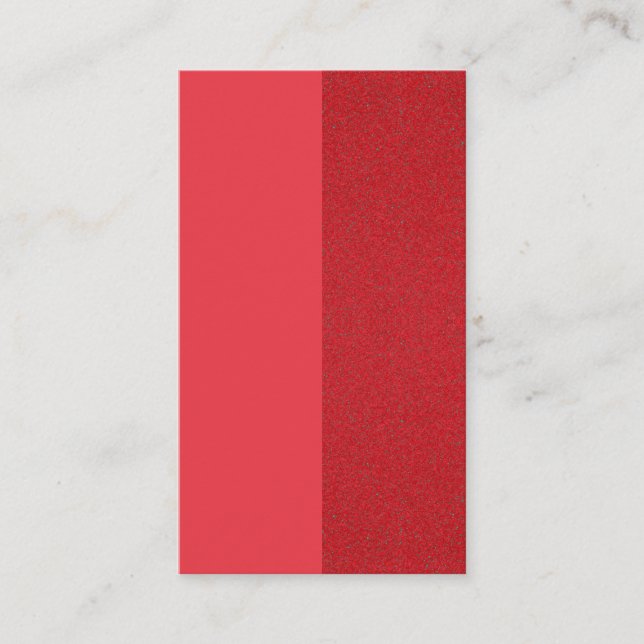 De Rendez-vous Carte rouge tomate à double texture réversible (pe (Devant)