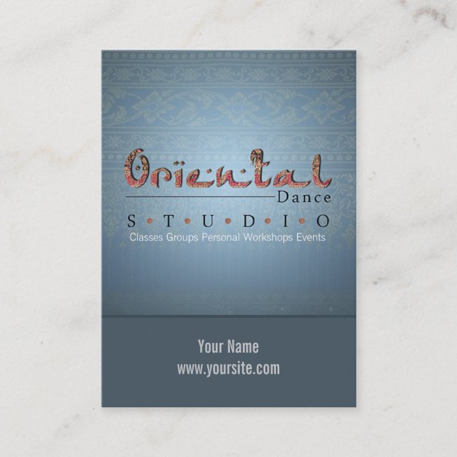 De Rendez-vous Danse Orientale - Business-, Carte Horaire (Devant)