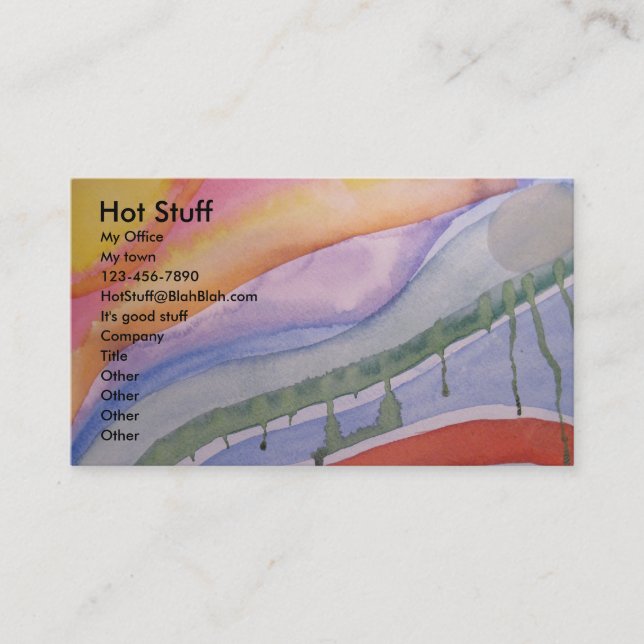 de résumé carte de visite maintenant (Devant)