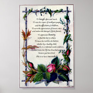 De "rire affiche ou copie d'Emeerson souvent"