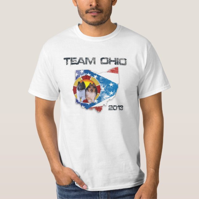 De Rocket de chiens de berger de Shetland T-shirt (Devant)