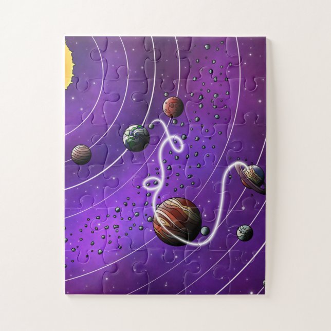 De Saturne à la Lune Puzzle (Vertical)