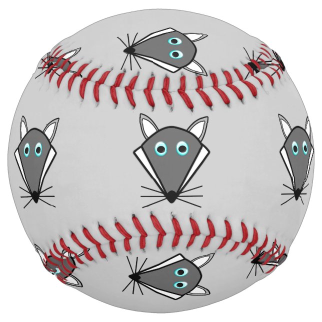 De Softball Belle balle molle Wolf Halloween (Devant)