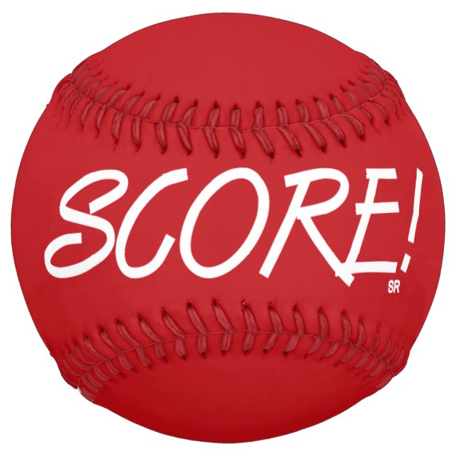 De Softball Score balle rouge (Devant)