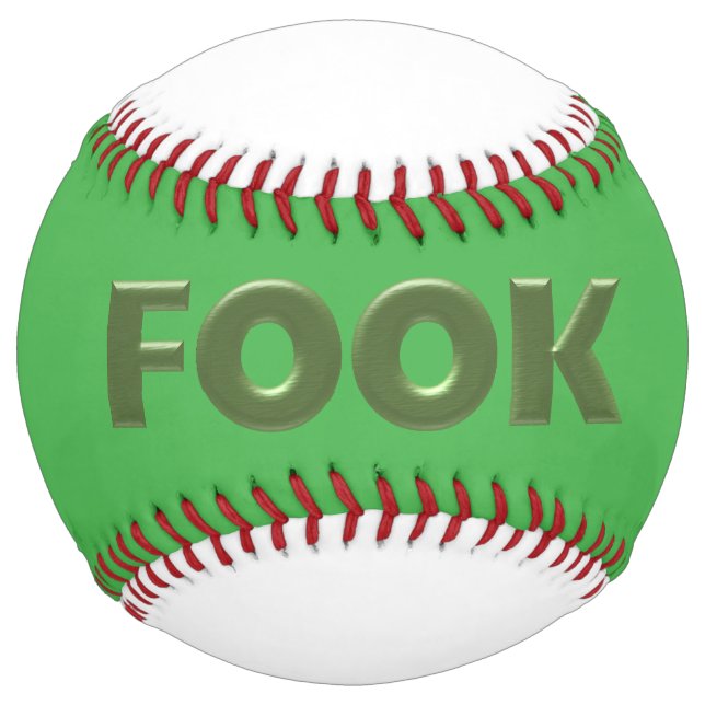 De Softball Vert pâle sur balle verte (Devant)