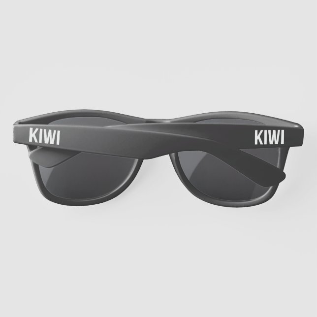 DE SOLEIL KIWI NOUVELLE-ZÉLANDE LUNETTES BLANCHES (Dos)