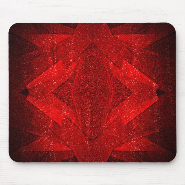 De Souris Mousepad en tapis rouge (Devant)