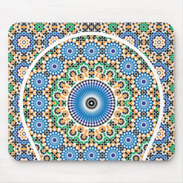 De Souris Tapis décoré en mosaique (Devant)