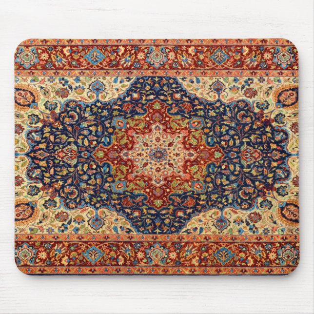 De Souris Tapis Oriental Perse Turc Motif (Devant)