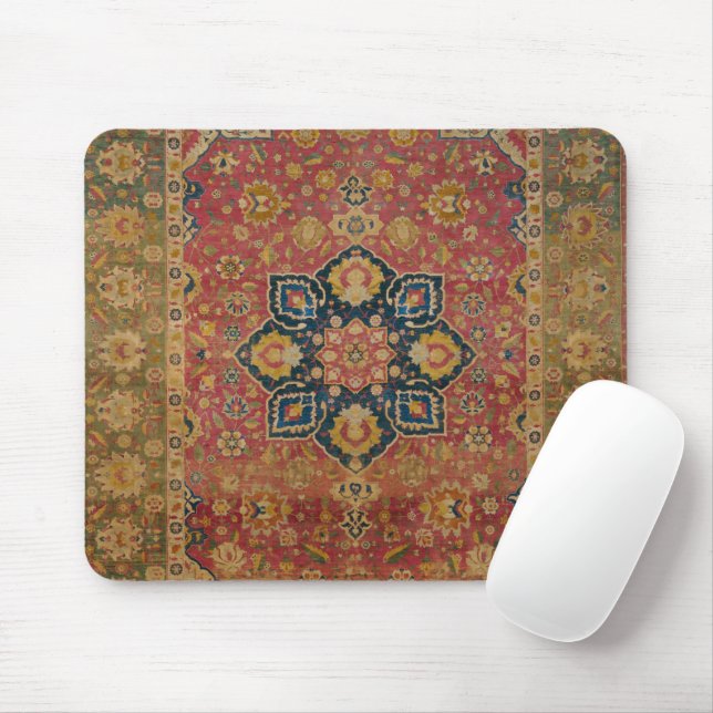 De Souris Tapis rouge or Kashan tapis Perse Asiatique (Avec souris)