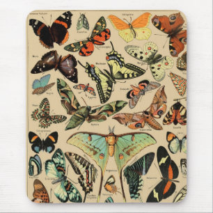 De Souris Tapis vintage papillon/papillons