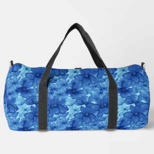 De Sport Aquarelle Bleu Floral Chic Duffage Sac