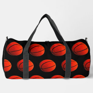 De Sport Basket-ball Bouchon orange noir imprimé coupé sac 