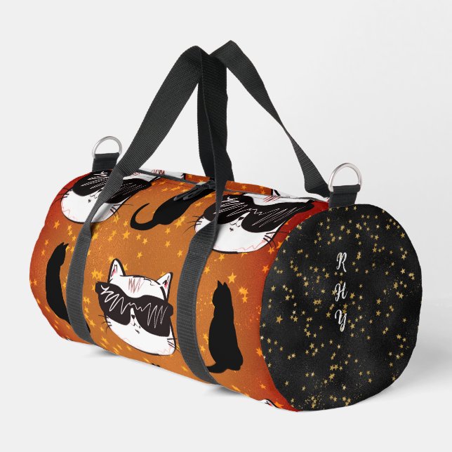 De Sport Bronze Chats Cool Imprimer Coupe Sac À Coudre (Coin gauche)