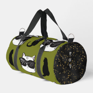 De Sport Chats Cool doux Vert Imprimer Couper Sac à coudre