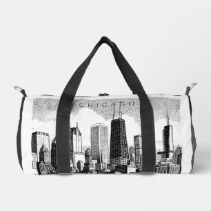 De Sport Chicago Duffel Sac d'impression Couper le sac à co