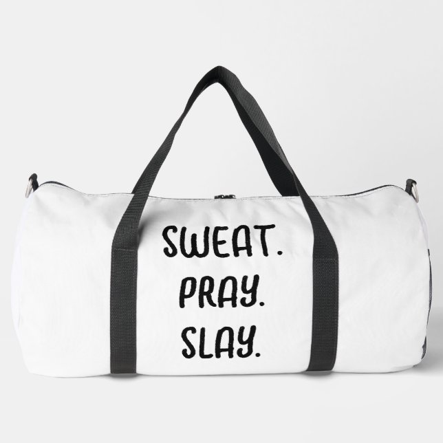 De Sport Christian Gym Sac Sweat Pray Slay (Recto)