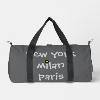 De Sport Gris New York Londres Ibiza Duffle Travel Gym Sac