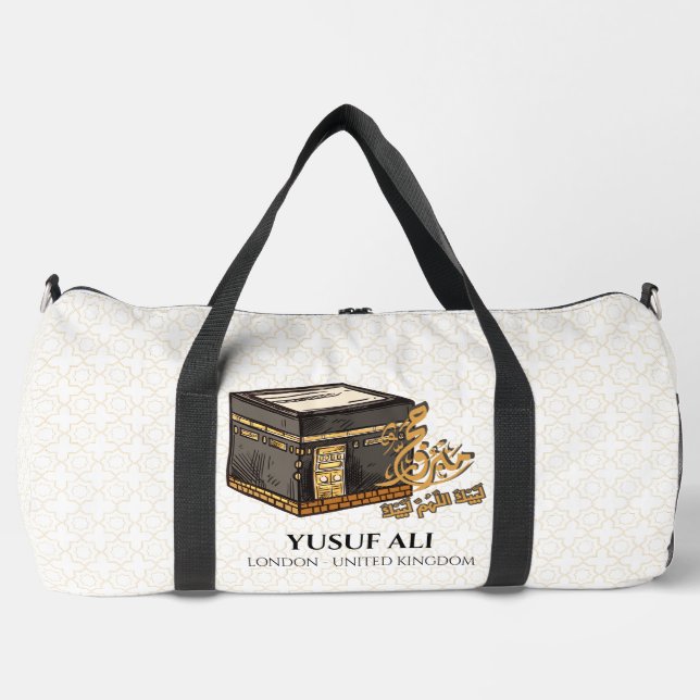 DE SPORT HAJJ MABRUR SAC PERSONNALISÉ POUR HAJJ (Recto)