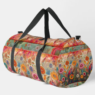 De Sport Hippie rétro : Sac à double Jardin d'art populaire