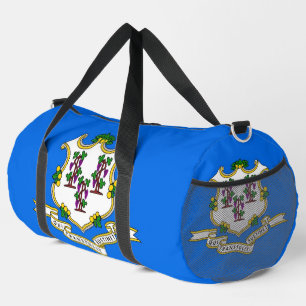 De Sport Imprimer le sac à coudre avec drapeau Connecticut