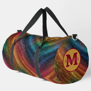 De Sport Monogramme arc-en-ciel Strié Grand Sac Duffel
