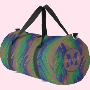 De Sport Monogramme arc-en-ciel Strié Grand Sac Duffel