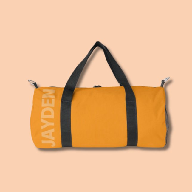 De Sport Nom en gras Gym | Monogramme Sac à double homme &  (Monochrome Colorful Gym Workout Bags)