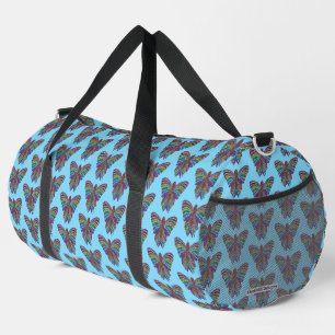 De Sport Papillon Arc-en-ciel (bleu clair) - Sac fourre-tou