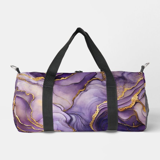 De Sport Petit sac à double marbré violet (Recto)