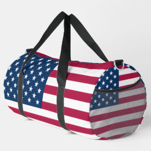 De Sport Print Cut Sac à coudre avec drapeau des USA