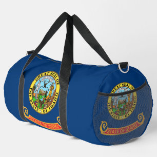 De Sport Print Cut Sac à coudre avec drapeau Idaho, USA
