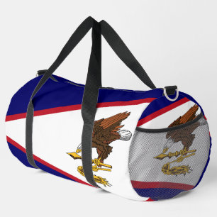 De Sport Print Cut Sac à coudre avec le drapeau des Samoa a