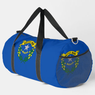 De Sport Print Cut Sac à coudre avec le drapeau du Nevada,