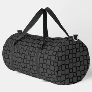 De Sport Print Cut Sac à coudre gris noir design moderne